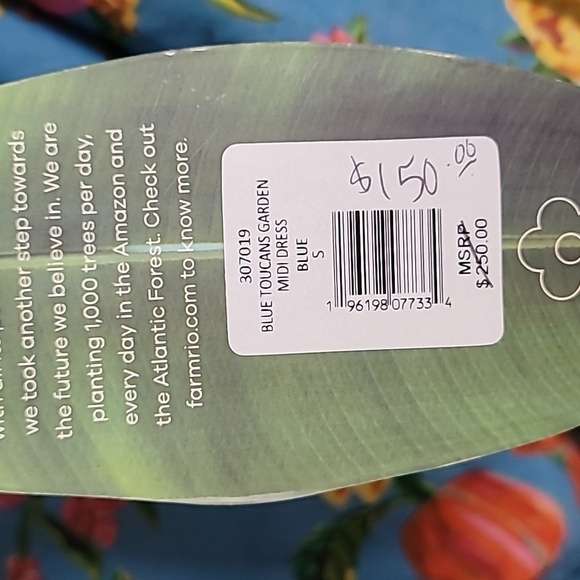 Farm Rio Toucans Garden Midi Dress - Picture 9 of 11